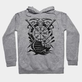 Vegvisir - Viking  Navigation Compass Hoodie